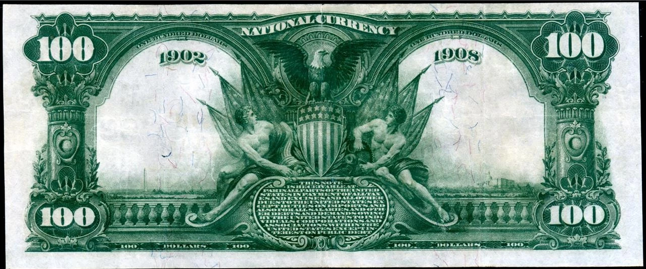 1902 $100 National Bank Note | Pittsburgh, Pennsylvania | Date Back | Fr. 689 | Charter #6301 | X-RARE – One of Only 4 Known | High Grade