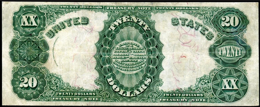 1891 $20 Treasury Note | The Coin Note | Fr. 375 | Extremely RARE | Very Lightly Circulated | High Condition Survivor