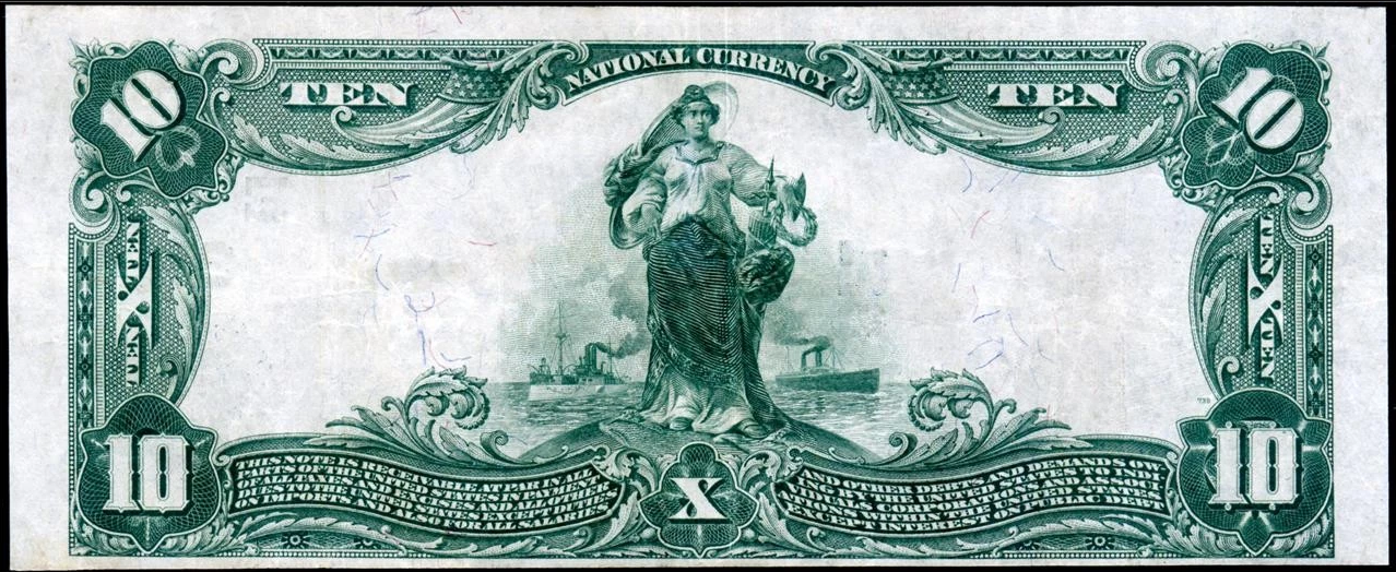 1902 $10 Plain Back | First National Bank of Gettysburg PA | Charter #311 | Fr. 624 | High Grade | Civil War Collector's Dream