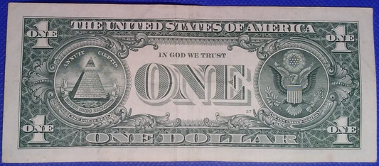 2017A $1 Federal Reserve Note Binary Repeater Fancy Serial F77227722D Crisp Uncirculated Rare
