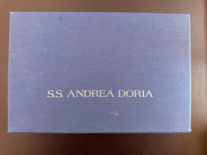 S.S. Andrea Doria Shipwreck Currency Italian 1000 Lire PCGS Genuine COMPLETE SET w/ Glass Display Case, COA, Paperwork & Box