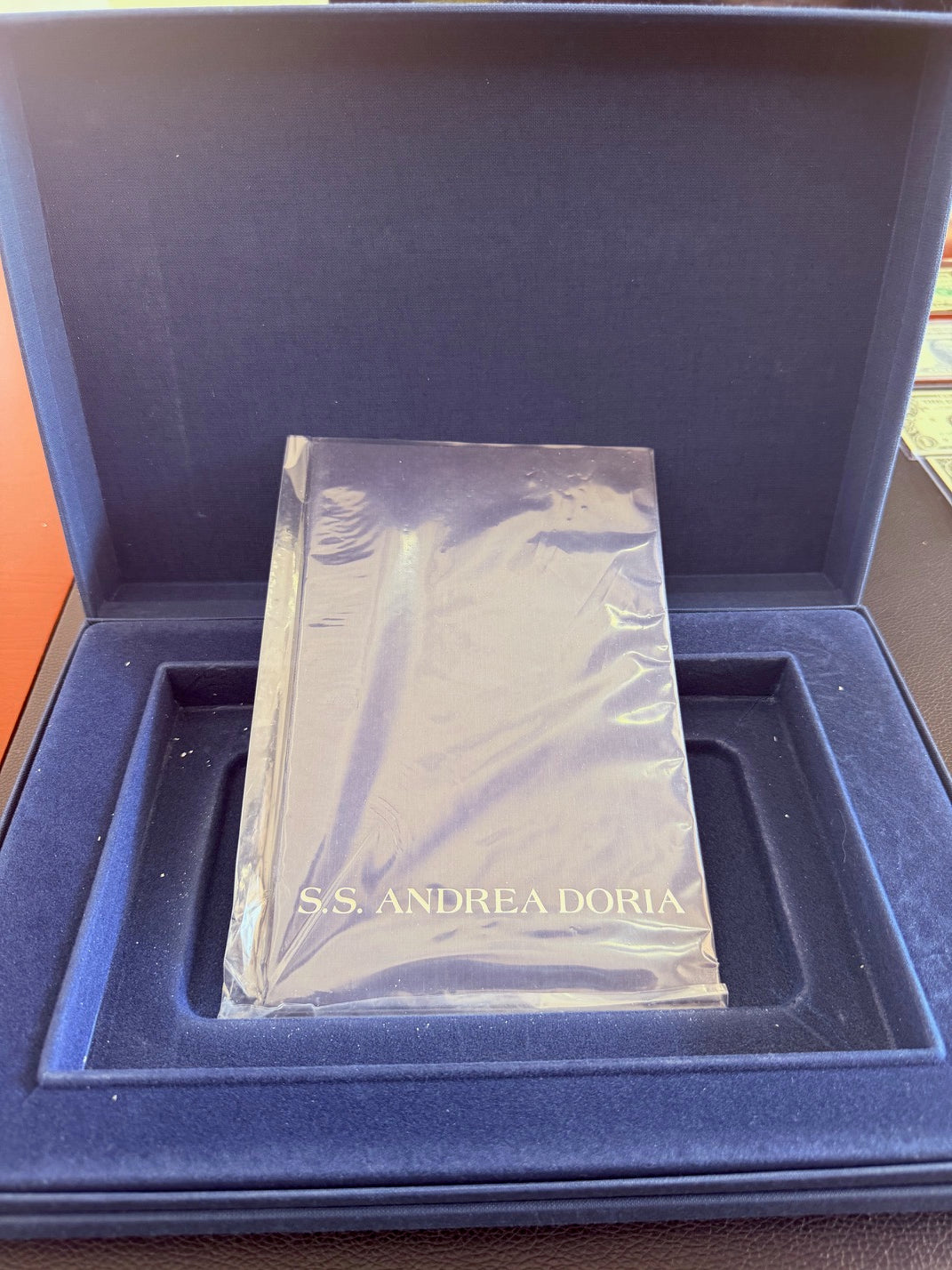 S.S. Andrea Doria Shipwreck Currency Italian 1000 Lire PCGS Genuine COMPLETE SET w/ Glass Display Case, COA, Paperwork & Box